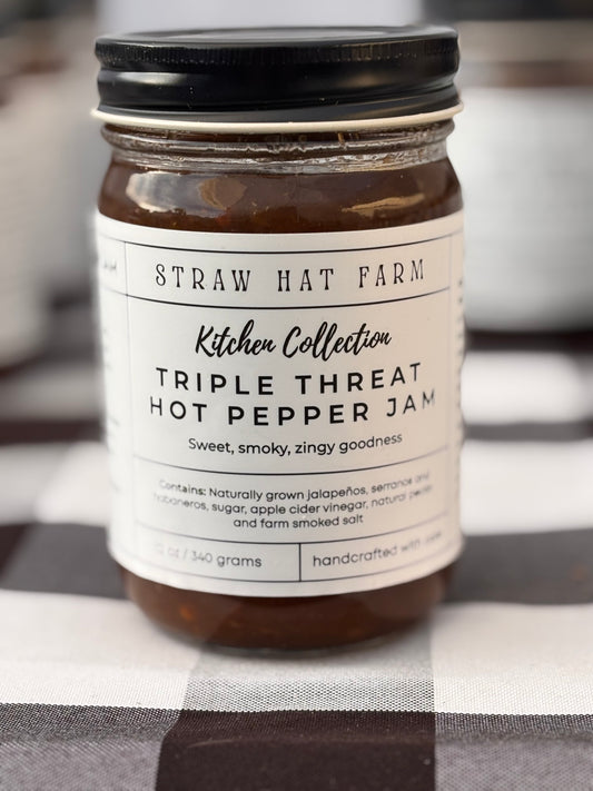 Triple Threat Hot Pepper Jam