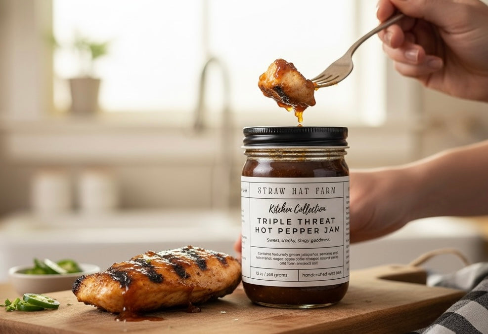 Triple Threat Hot Pepper Jam